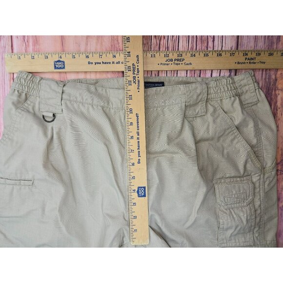 5.11 Tactical Series Mens Cargo Pants 38x34 Khaki Durable - Picture 6 of 7